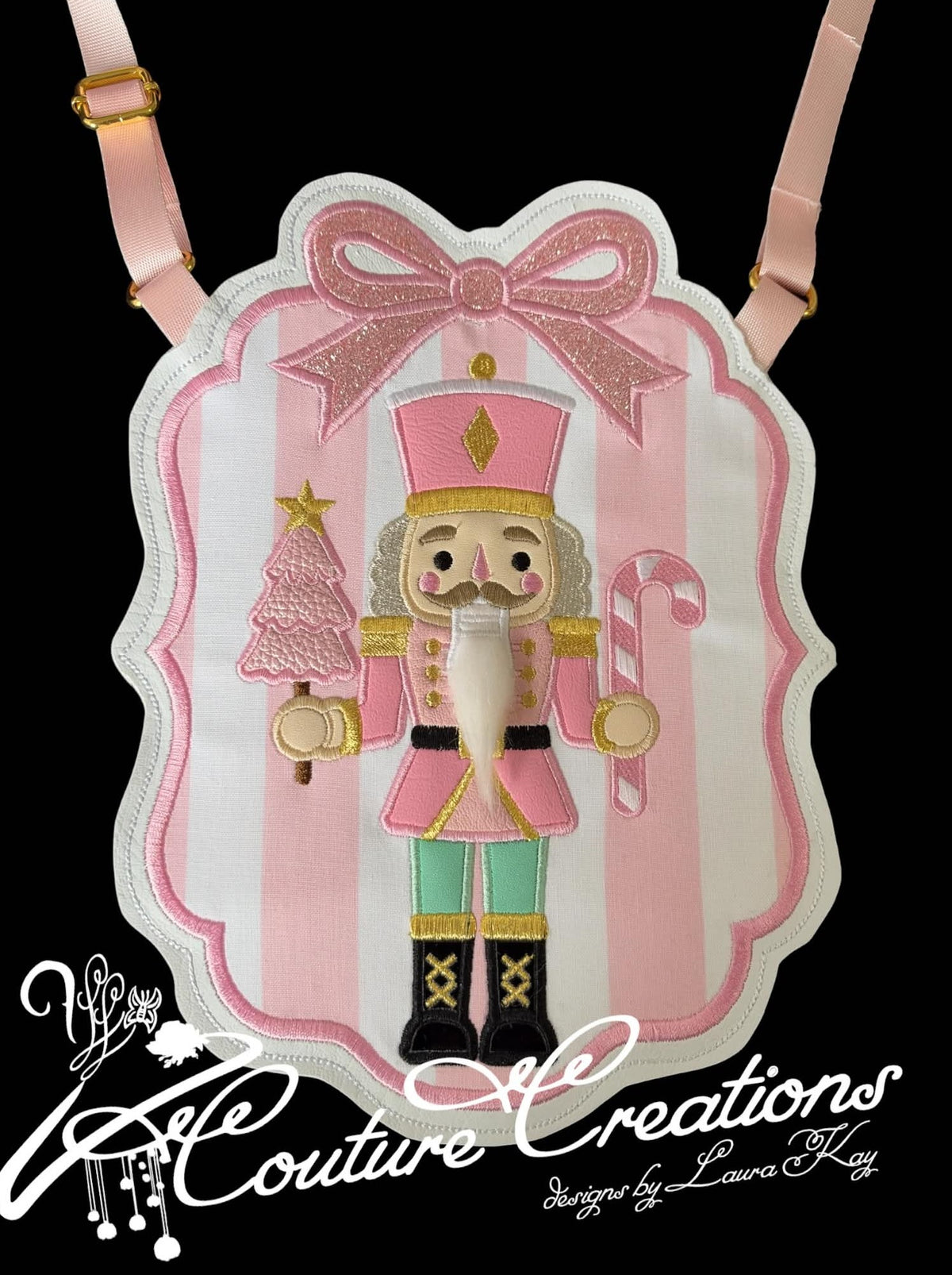 Flat Lay Crossbody Bag - Pink Nutcracker