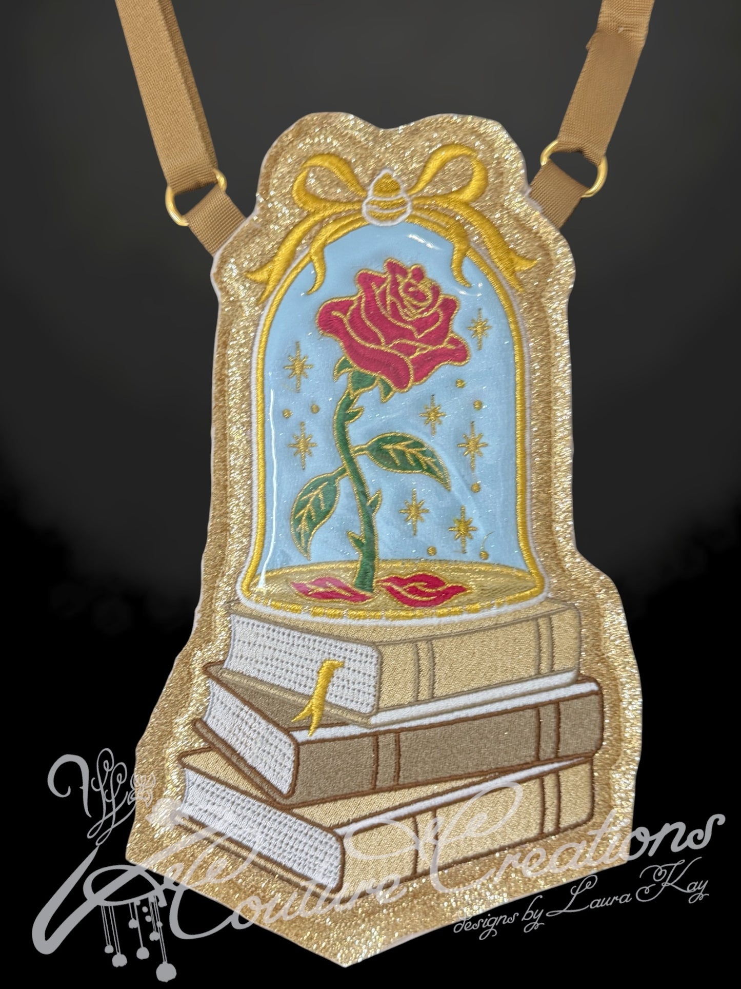 Flat Lay Crossbody Bag - Belle’s Enchanted Book Club