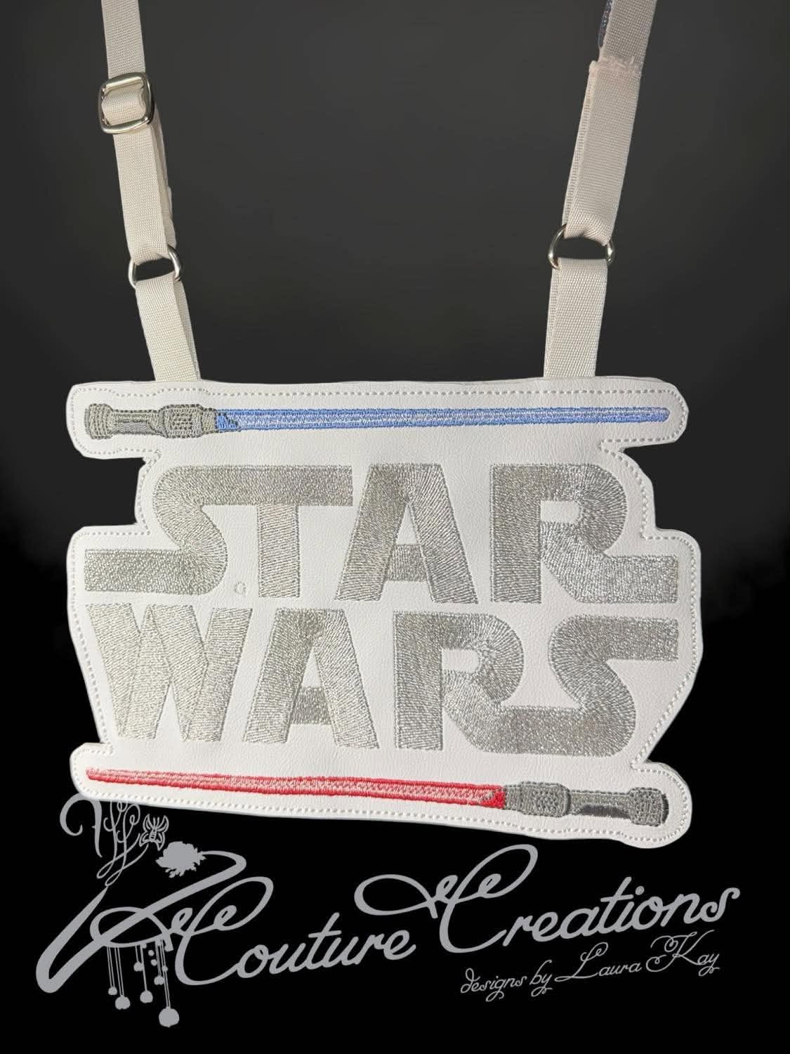 Flat Lay Crossbody Bag - Star Wars w/ Lightsabers
