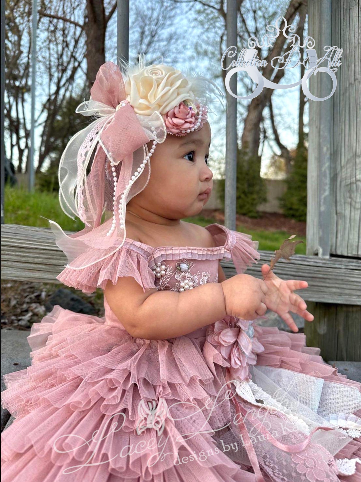 Abigail Dress with Hair Bloom Bundle