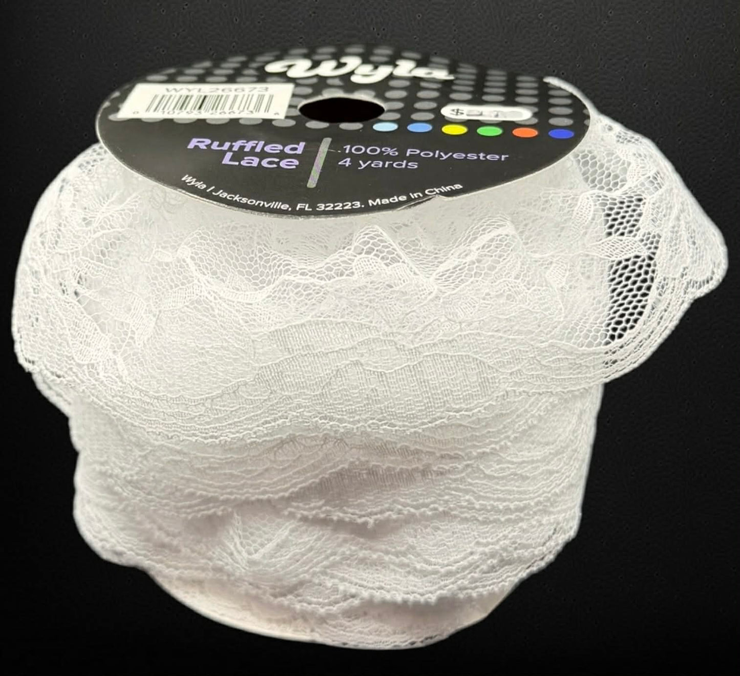 Wyla Ruffled Lace Trim