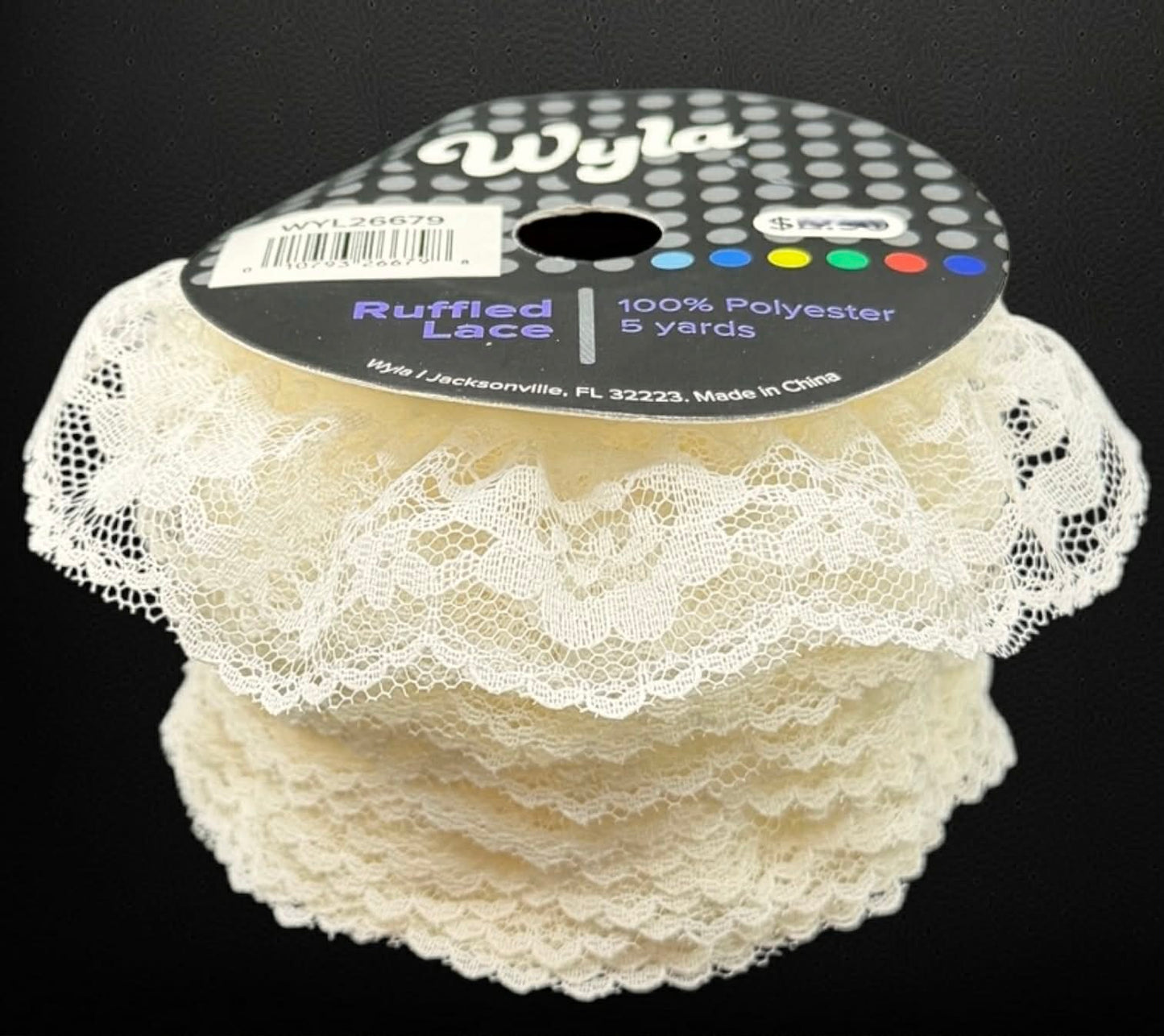 Wyla Ruffled Lace Trim