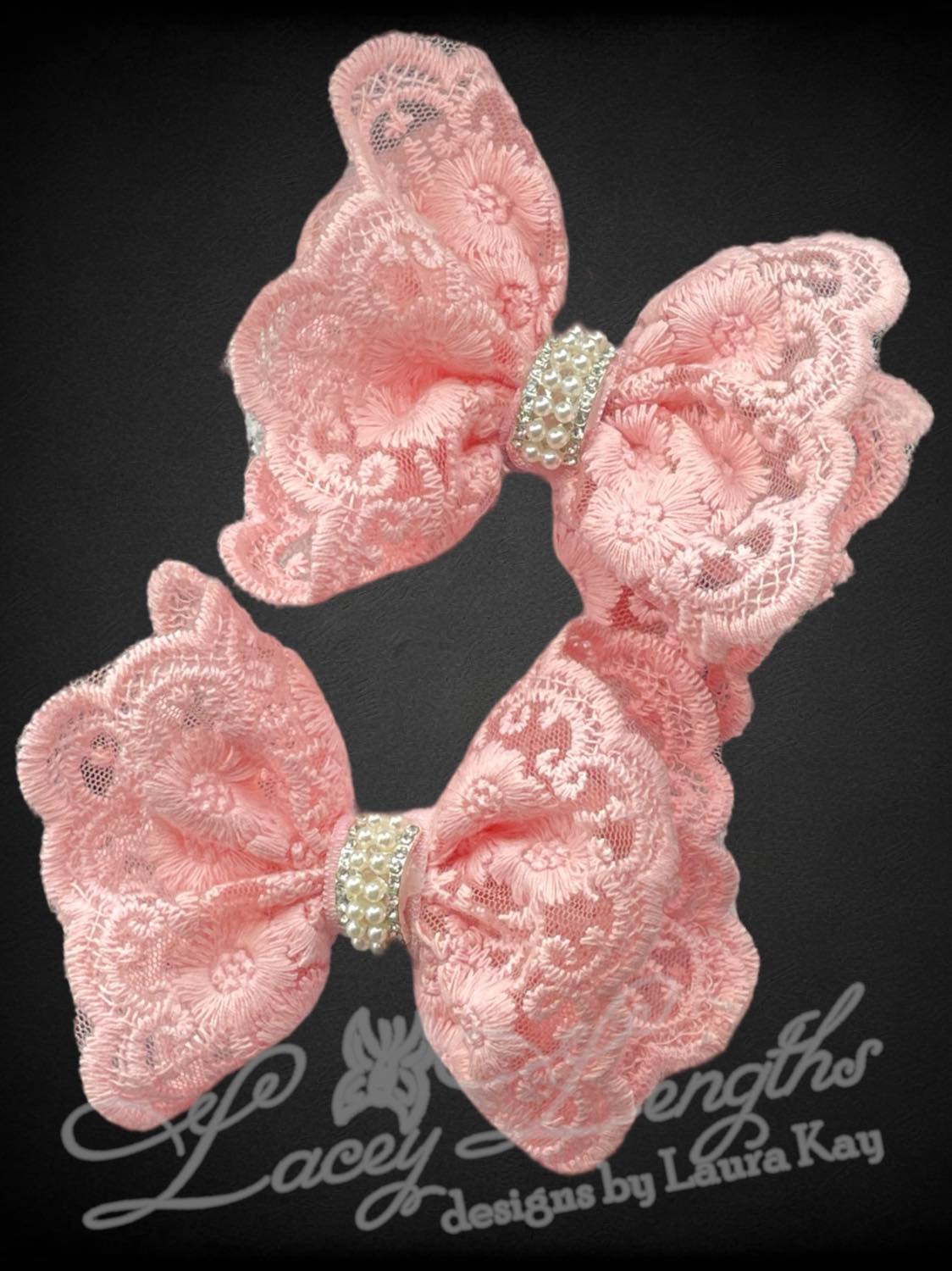 Pixie Bow with Overlay Satin Bow