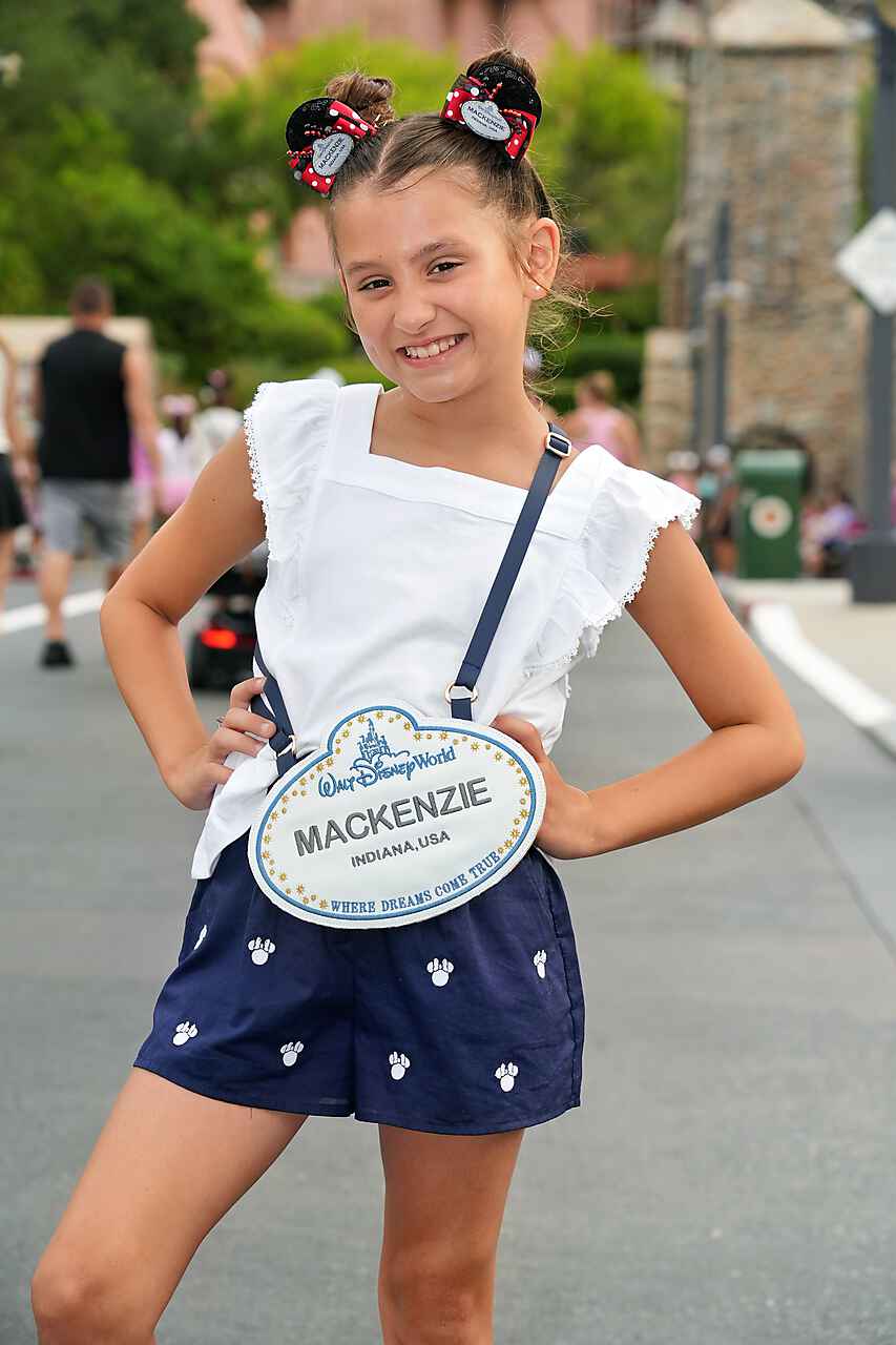 Flat Lay Crossbody Bag - Cast Member Name Tag
