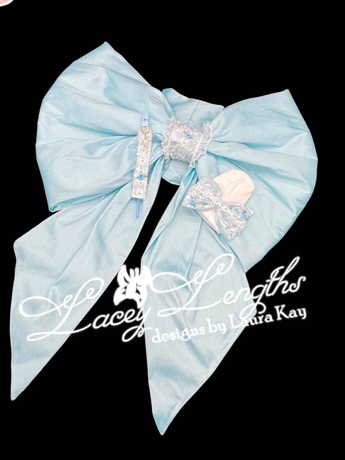 Swaddle Bow / Hospital Hat / Pacifier Clip Sets
