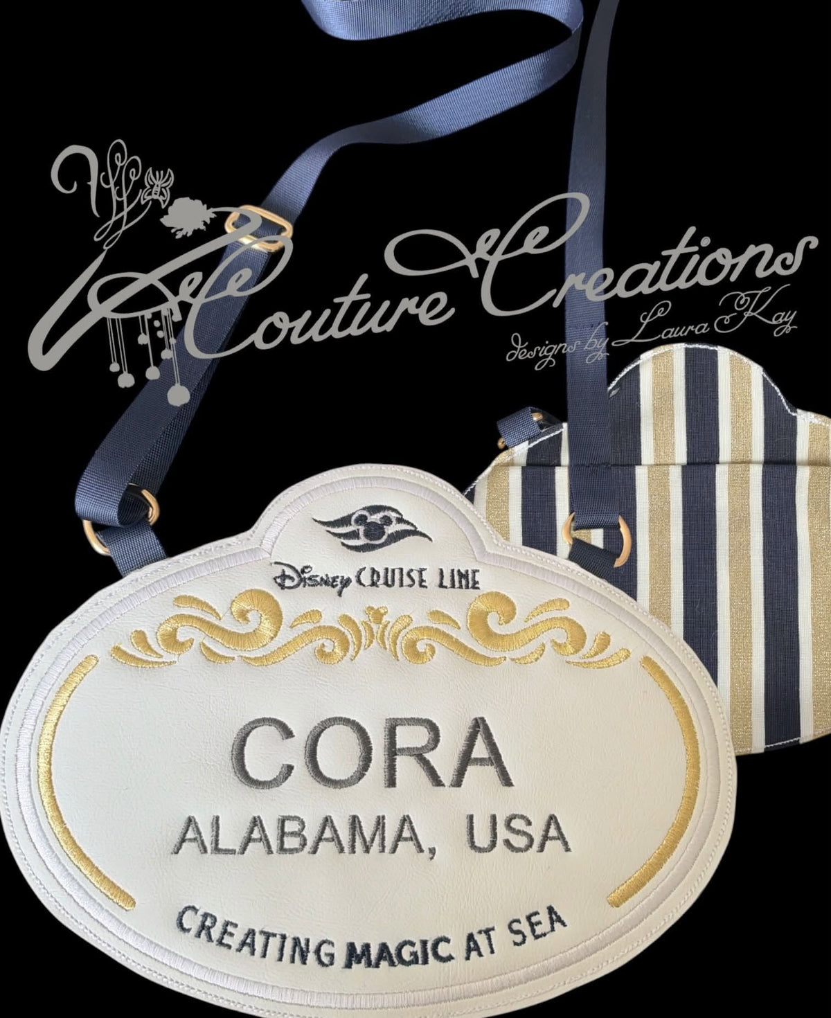 Flat Lay Crossbody Bag - Disney Cruise Line Name Tag