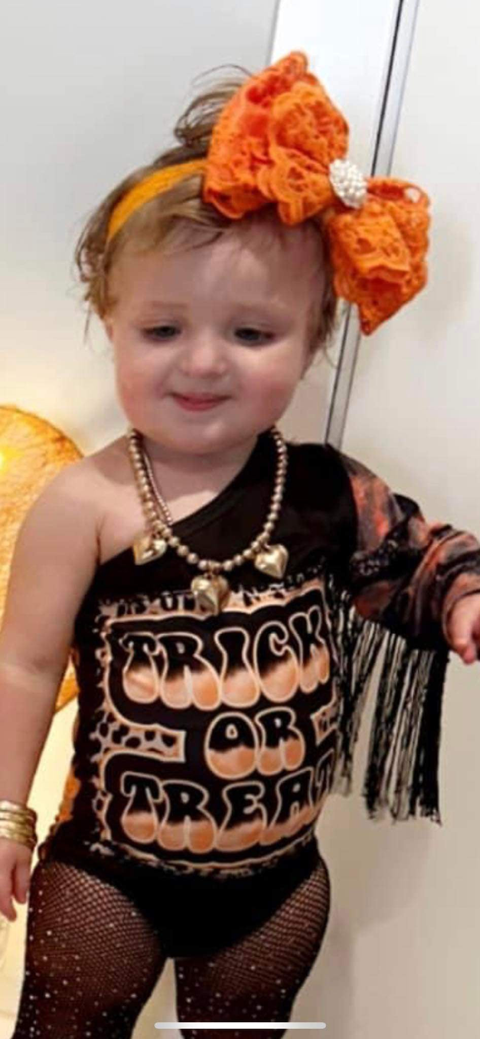 Pixie Bow with Overlay Satin Bow