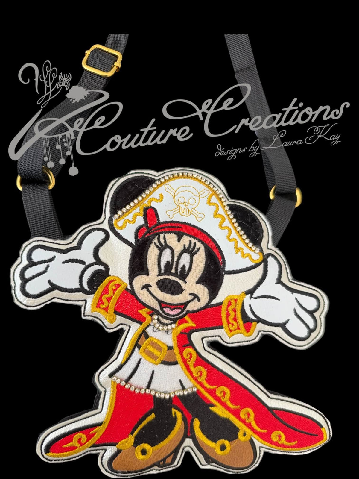 Flat Lay Crossbody Bag - Minnie Pirate