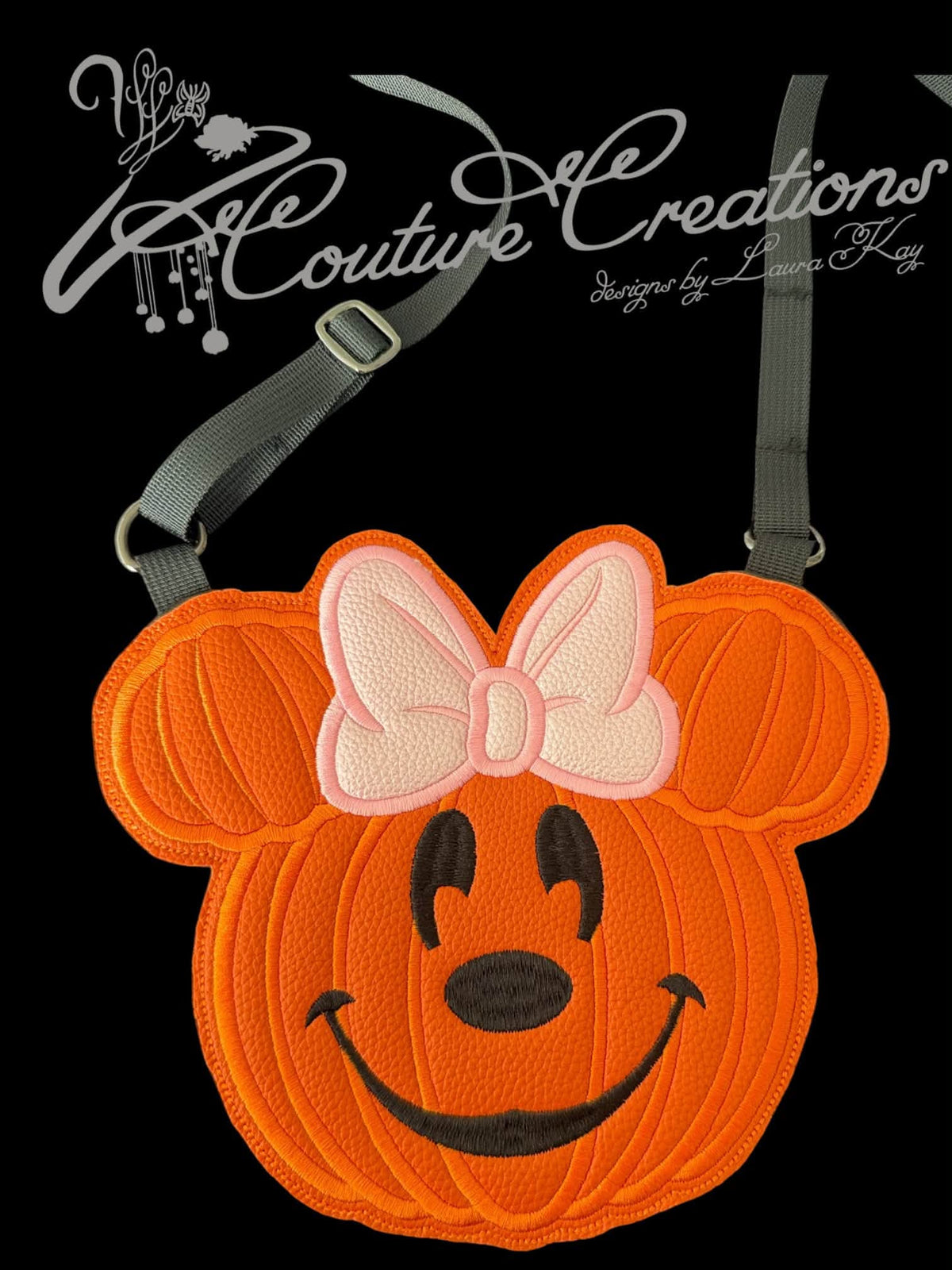Flat Lay Crossbody Bag - Pumpkin Minnie