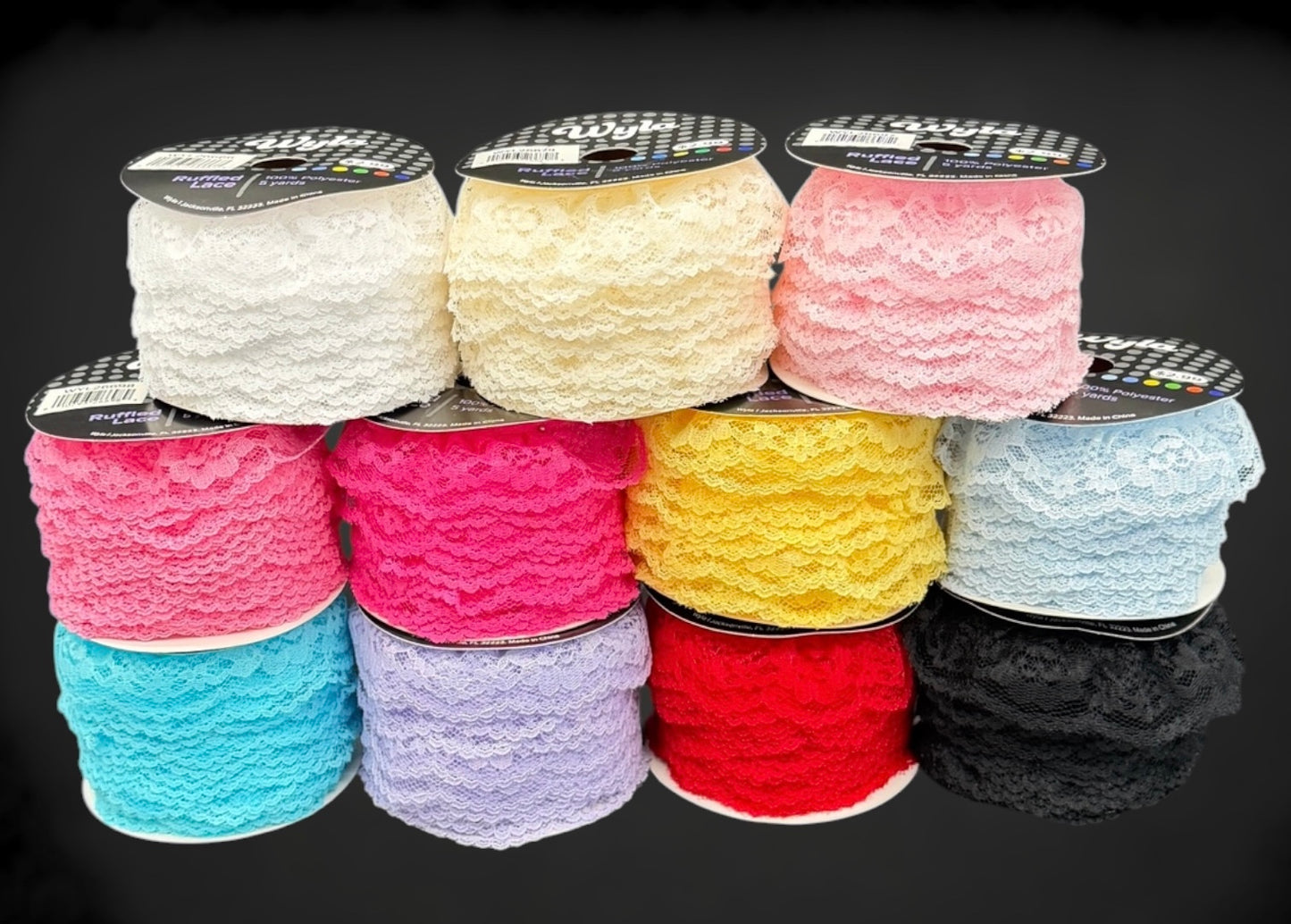 Wyla Ruffled Lace Trim