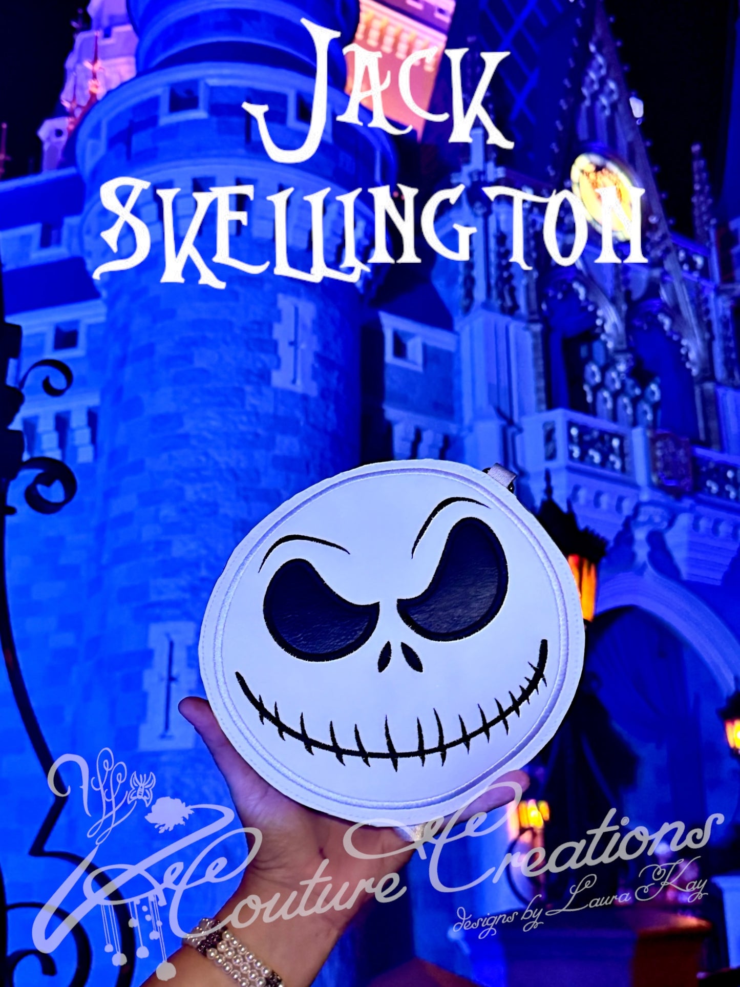 Flat Lay Crossbody Bag - Jack Skellington