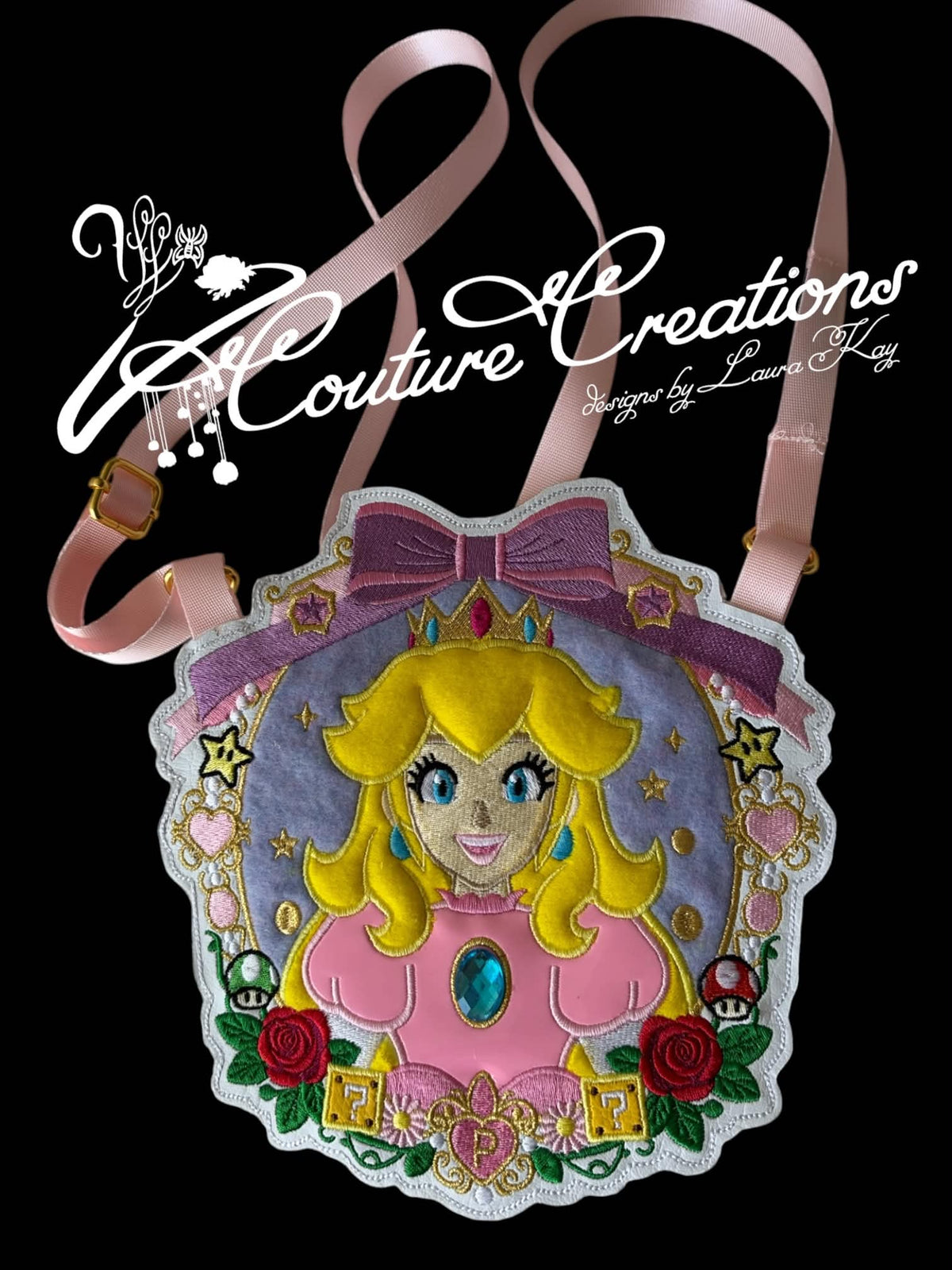 Flat Lay Crossbody Bag - Princess Peach