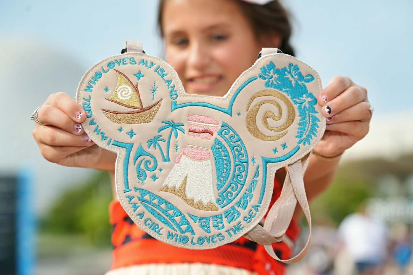 Flat Lay Crossbody Bag - Moana - Island Girl