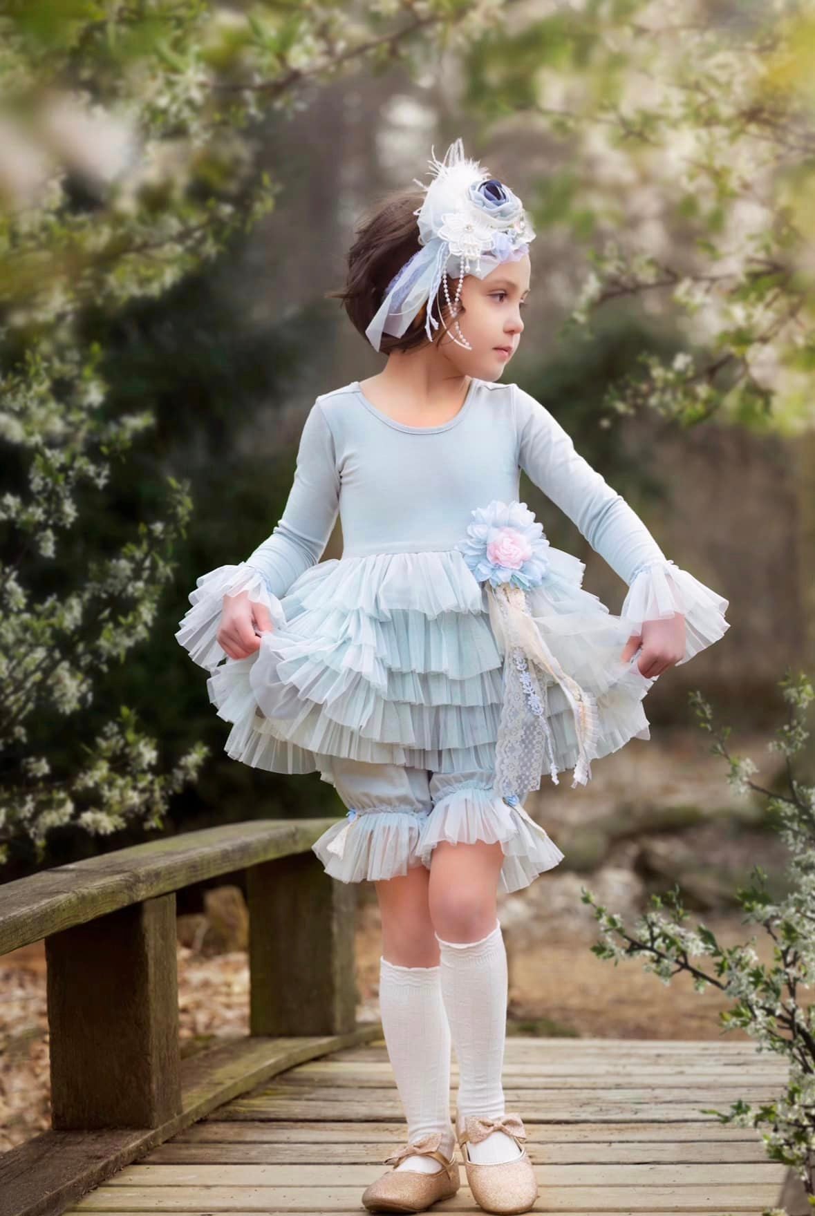 Anna Dress with Hair Bloom Bundle