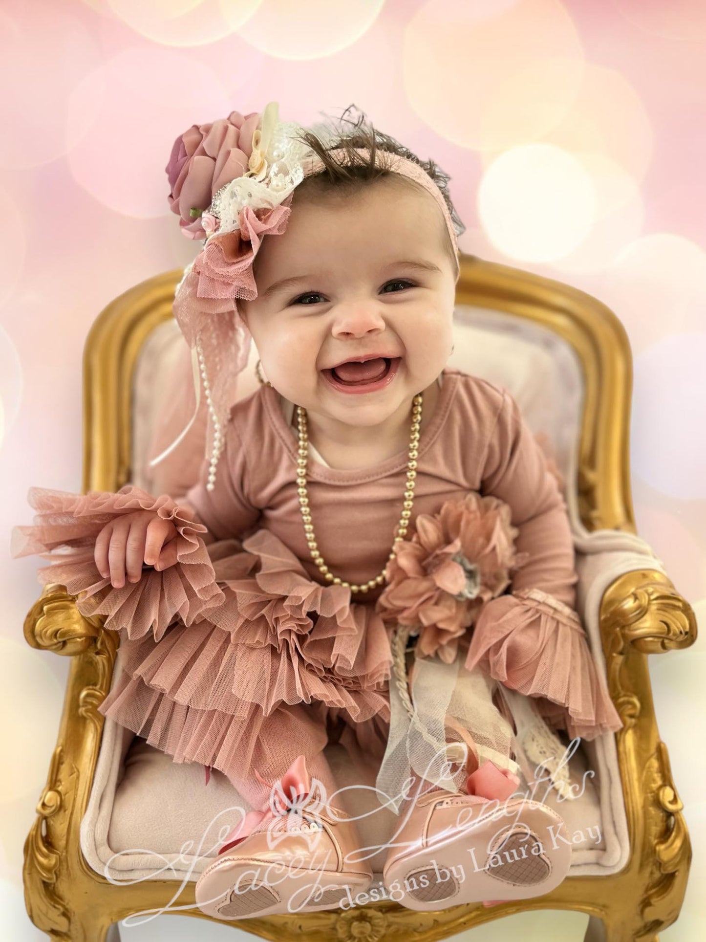 Anna Dress with Hair Bloom Bundle