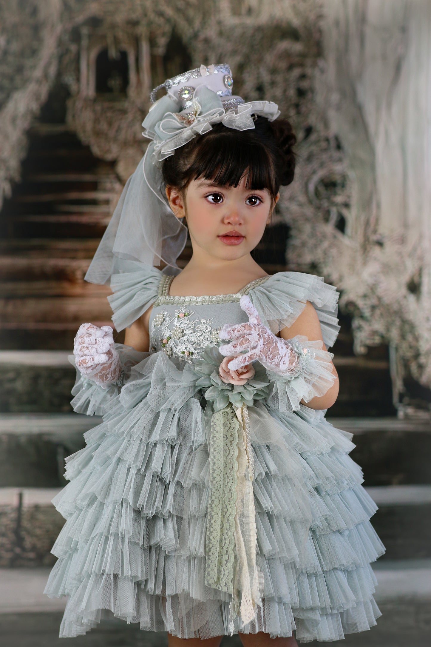 Abigail Dress with Tea Cup Bundle