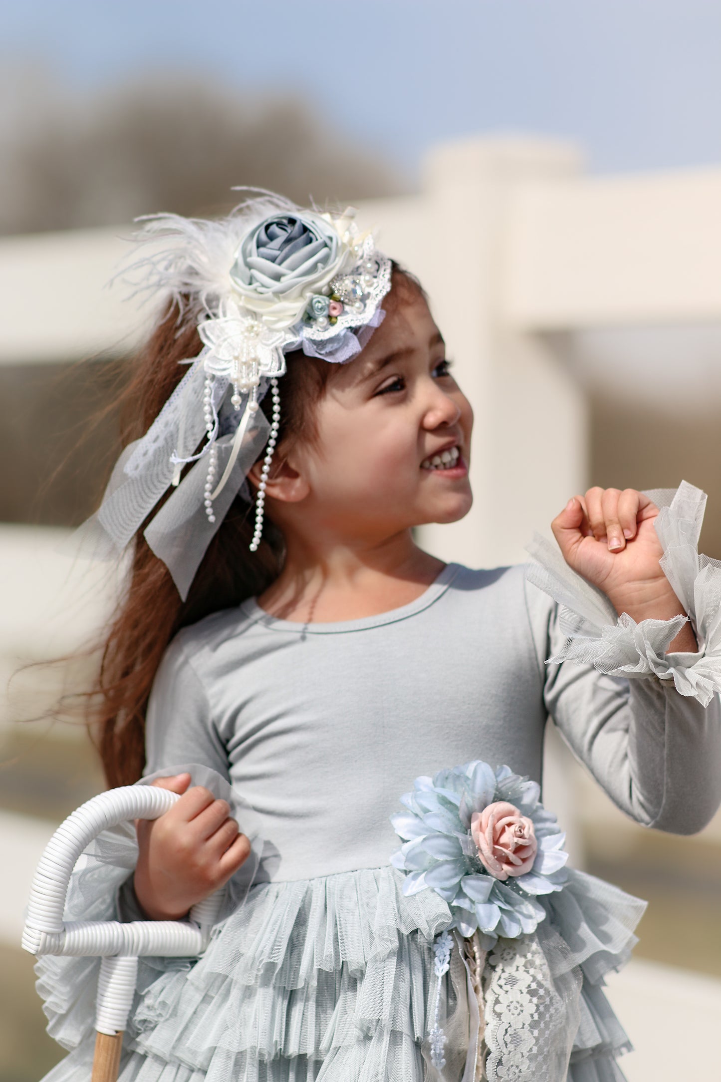 Anna Dress with Hair Bloom Bundle