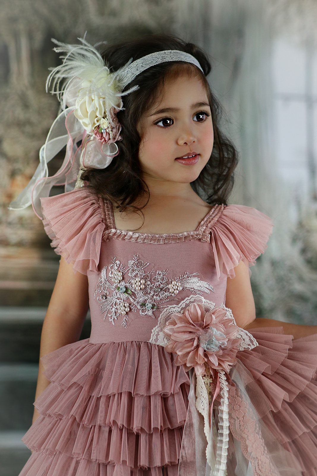 Abigail Dress with Hair Bloom Bundle